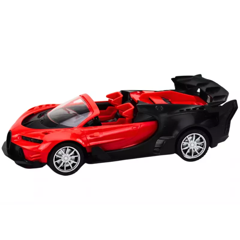 LEAN TOYS Toy Car Remote Controlled Sports Car RC 1:18 Red