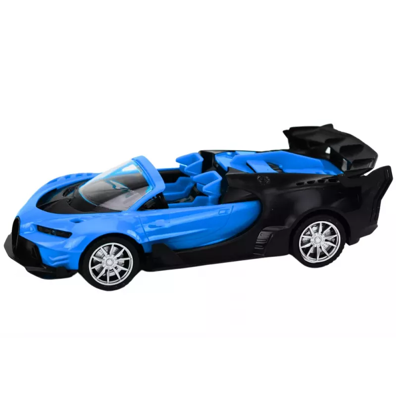 LEAN TOYS Toy Car Remote Controlled Sports Car RC 1:18 Blue