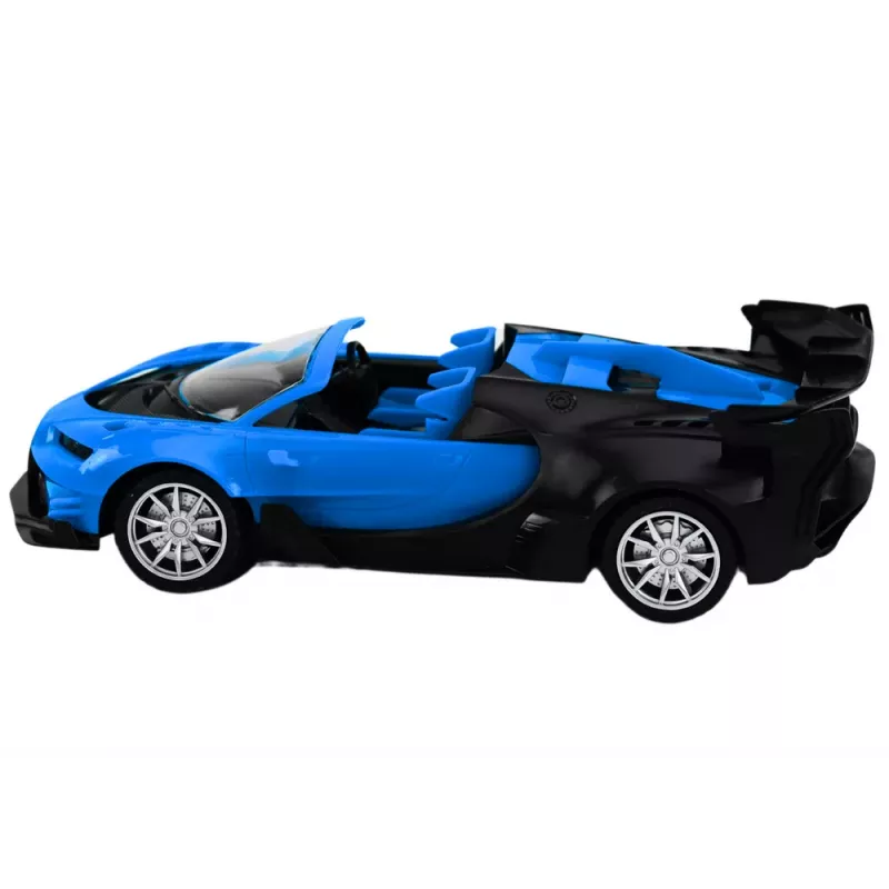 LEAN TOYS Toy Car Remote Controlled Sports Car RC 1:18 Blue
