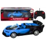 LEAN TOYS Toy Car Remote Controlled Sports Car RC 1:18 Blue