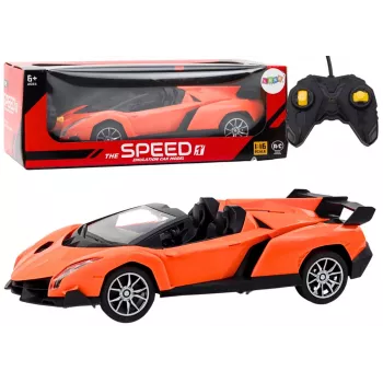 LEAN TOYS Car Remote Controlled Sports Car RC 1:16 Orange