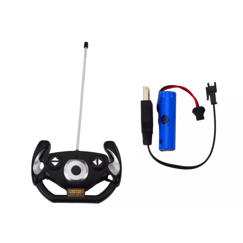 LEAN TOYS RC Remote Control Car 1:16 Lights Blue