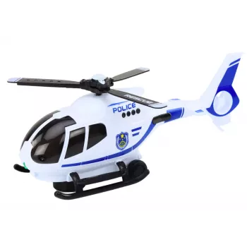 LEAN TOYS Police Helicopter with Driving Lights and Sounds