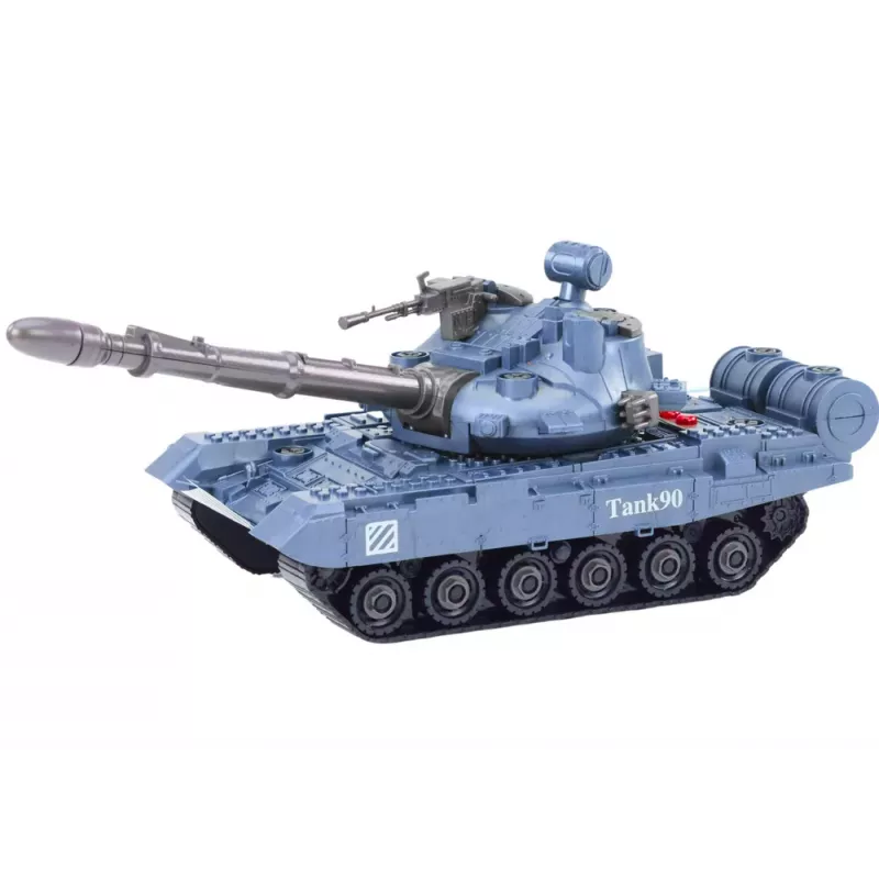 LEAN TOYS Tank Military Vehicle DIY Disassembly Blue Sounds Suspension Kit