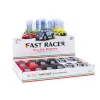LEAN TOYS Passenger Car 1:36 Drive Metal Black White Red