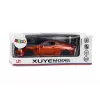 LEAN TOYS Sports Car Metal Friction Drive Openable Elements 1:24 Orange