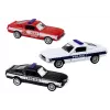 LEAN TOYS Police Car Fire Department Privileged Vehicles 1:32 Mix