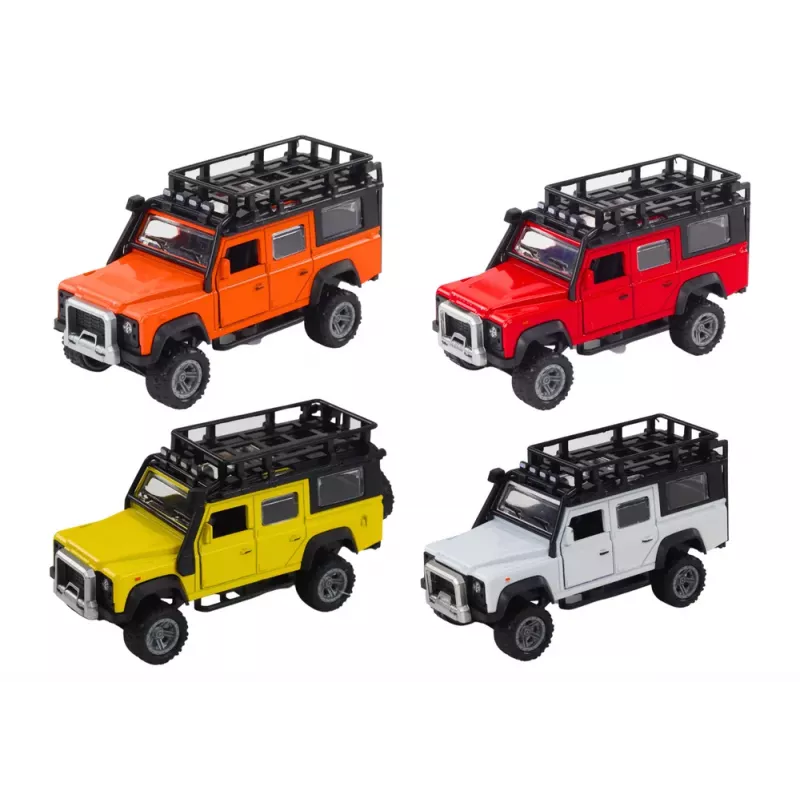 LEAN TOYS Off-Road Car 1:32 Lights Sounds Drive Opening Doors Metal