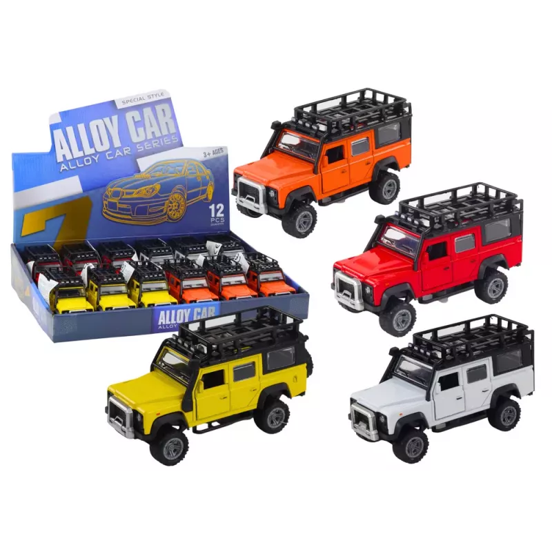 LEAN TOYS Off-Road Car 1:32 Lights Sounds Drive Opening Doors Metal