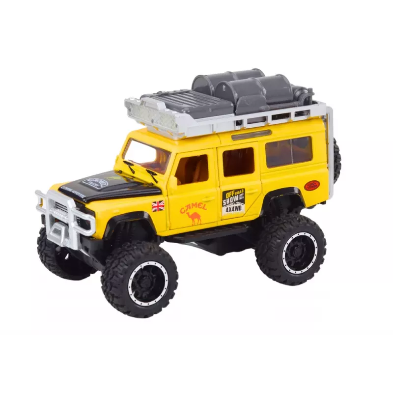 LEAN TOYS Guard Off-Road Car 1:32 Metal Drive Lights Sounds
