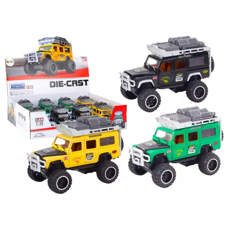 LEAN TOYS Guard Off-Road Car 1:32 Metal Drive Lights Sounds