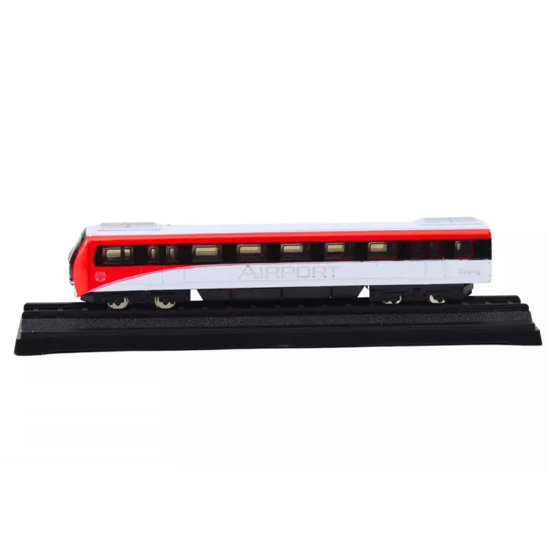 LEAN TOYS Collectible Model Train Red and White 1:48 Metal