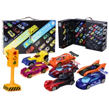 LEAN TOYS Set of 50 Flexible Road Signaling Springs in Suitcase for Sports Cars