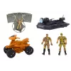 LEAN TOYS Military Set Military Tank Helicopter Paratrooper Sounds