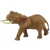 LEAN TOYS Collectible Figurine African Elephant With Raised Trunk Safari