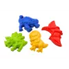 LEAN TOYS Sand Bucket Set with Shower Watering Can and Molds Dinosaurs Set