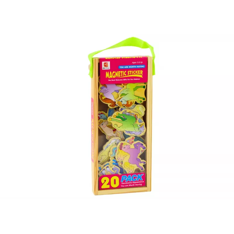 LEAN TOYS Set of 20 Colored Magnetic Baubles