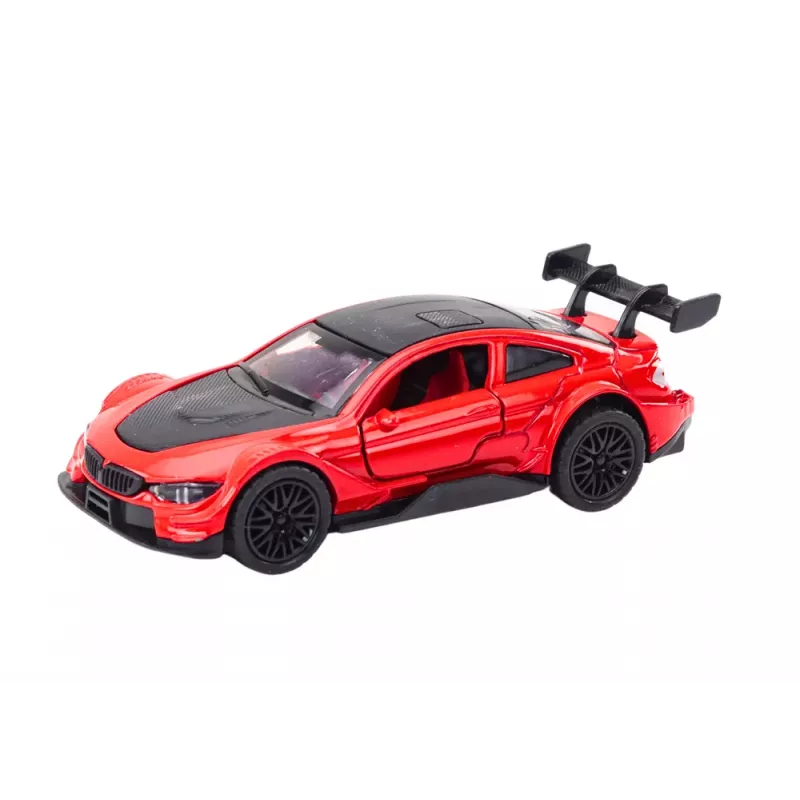LEAN TOYS Car Sports Car 1:32 Friction Drive Red