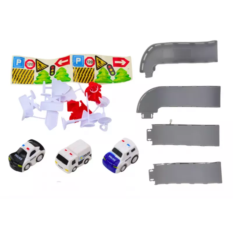 LEAN TOYS Interactive Plane To Disassemble Police Station 2in1 DIY