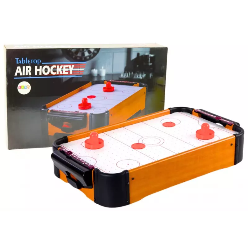 LEAN TOYS Large Wooden Hockey Table with Light and Sound
