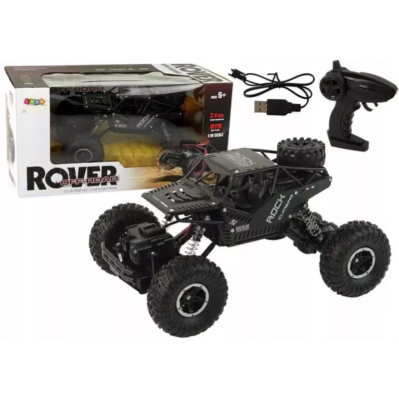 LEAN TOYS Remote Controlled Off-Road Car Large 4x4 1:10 Scale