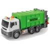 LEAN TOYS Garbage Truck Friction Drive Sound Effects Green 1:16 Sorting