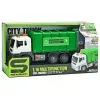 LEAN TOYS Garbage Truck Friction Drive Sound Effects Green 1:16 Sorting