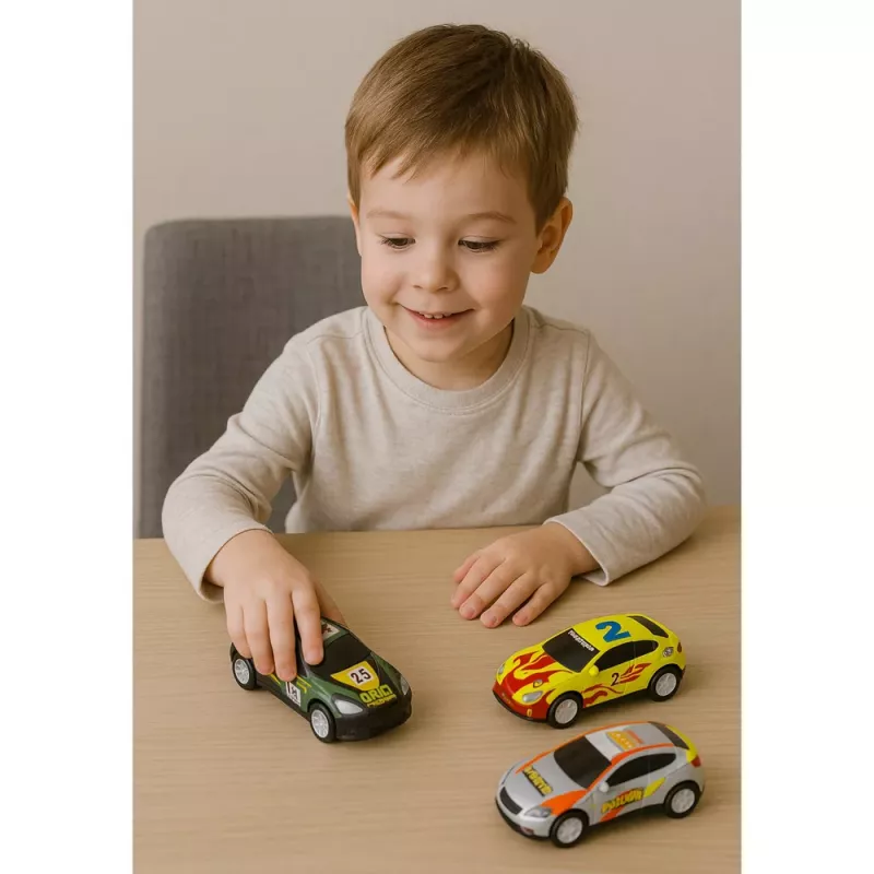 LEAN TOYS Set of Springs in a Suitcase, 30 pcs. Cars