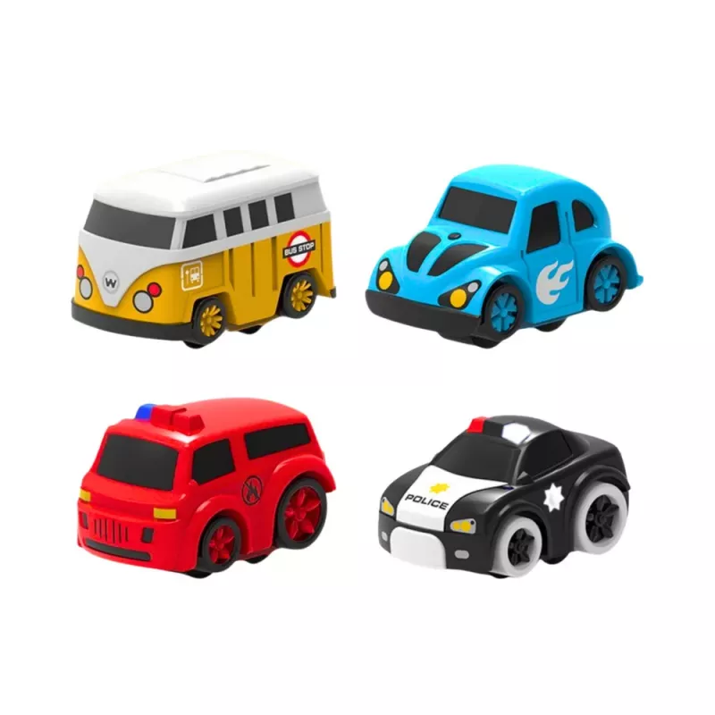 LEAN TOYS Obstacle Course Interactive Parking For Children Four Cars
