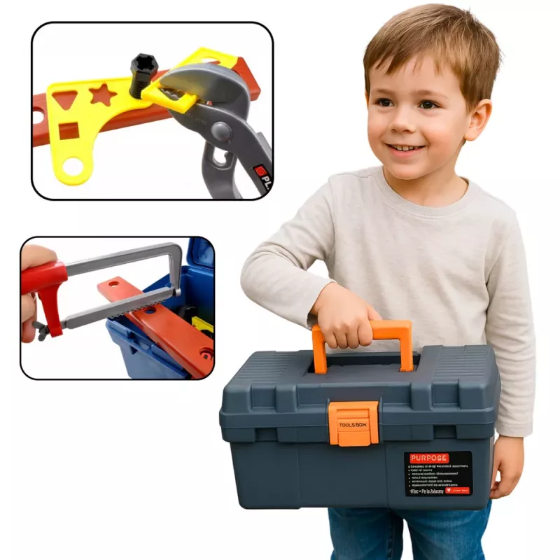 LEAN TOYS DIY Kit Tool Box Drill Accessories 100-Piece Set