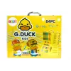 LEAN Art Set in a Suitcase Yellow Duck 84 Pieces