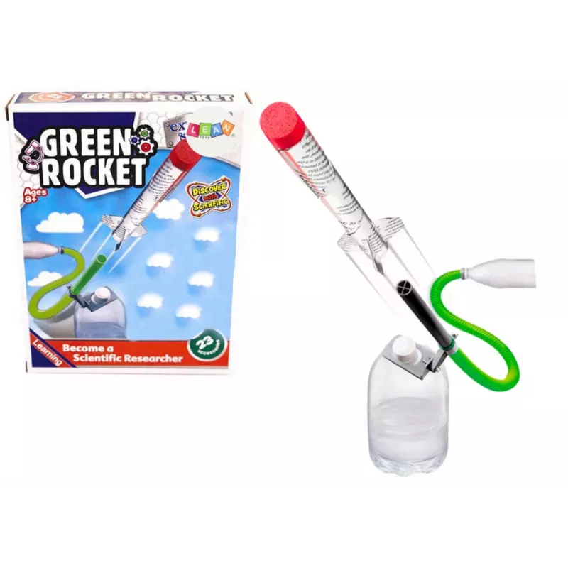 LEAN TOYS Ecological Compressed Air Rocket Science Experiment Kit 23 Experiments