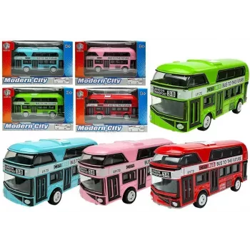 LEAN TOYS Stacking Drive Bus 4 Colours