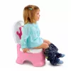 LEAN TOYS Interactive Pink Potty with Crown Musical Toilet for Toddlers 5 in 1