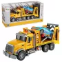 LEAN TOYS Tow Truck Roadside Assistance Car 2in1 Adjustable Lights Sounds