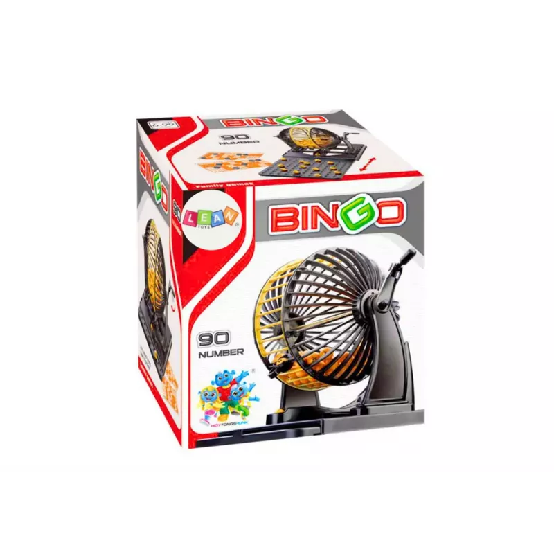 LEAN TOYS Family Party Game Bingo Lotto Drawing Machine