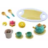 LEAN TOYS Tea Coffee Set for Children Wooden 15 Pieces