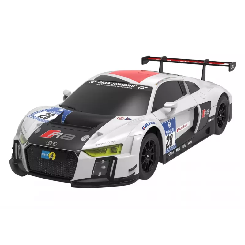 RASTAR Car R/C 1:24 Remote Controlled Sports Audi R8 LMS White and Black