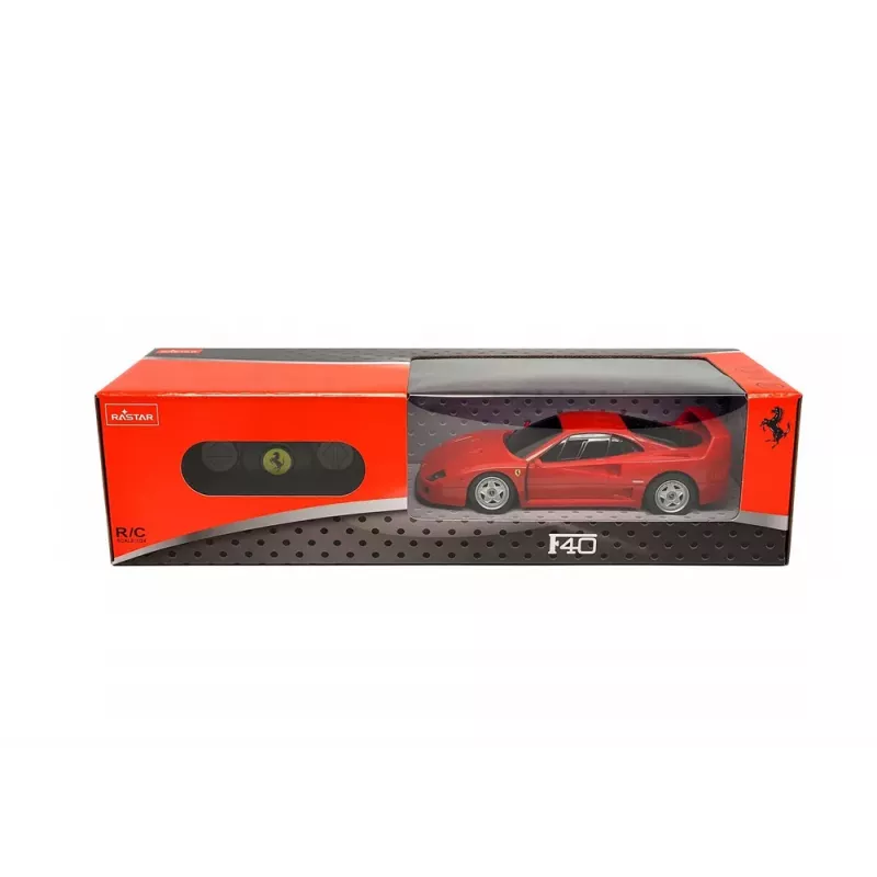 RASTAR RC Sports Car 1:24 Remote Controlled Ferrari F40 Red