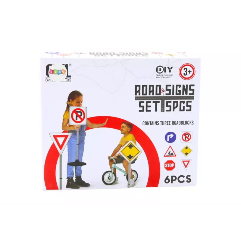 LEAN TOYS Large Road Work Warning Sign 70cm