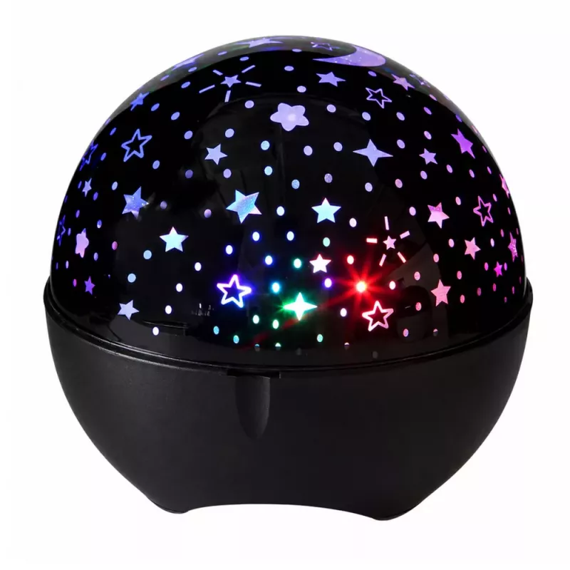 LEAN Star Projector Night Light Speaker 2in1 Black