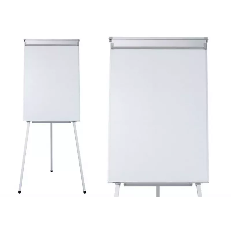 LEAN Magnetic Flipchart Board on a Tripod White 70x100cm