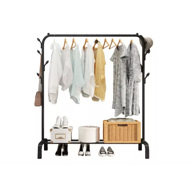 LEAN Standing Clothes Hanger Shoes Freestanding Wardrobe