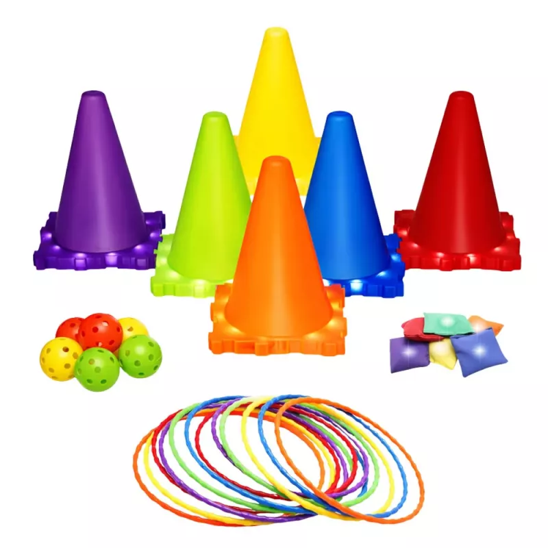 LEAN TOYS Set of Sports Skill Games Throw to the Target 3in1