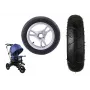 LEAN CARS Plastic Wheel with Rubber Tire (Inflatable) PRO 700 Front