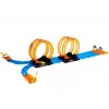 LEAN TOYS Race Track with 4 Loops, Two 181 cm Cars