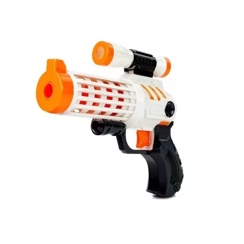 LEAN TOYS Set of 2 Foam Dart Blasters with 20 Suction Cup Darts - Manual Spring-Action Toy Gun Set for Kids 6+
