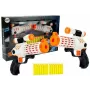 LEAN TOYS Set of 2 Foam Dart Blasters with 20 Suction Cup Darts - Manual Spring-Action Toy Gun Set for Kids 6+