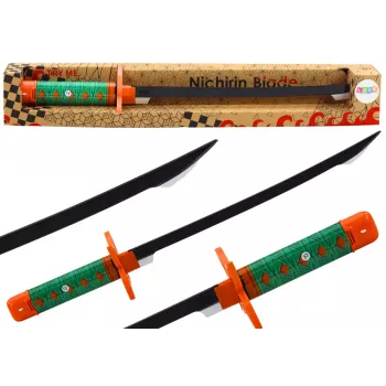 LEAN TOYS Nichirin Samurai Sword Battery Operated Comfortable Grip Green Sound