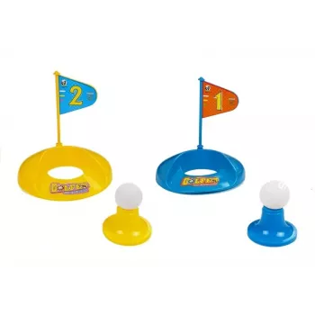 LEAN TOYS Children's Golf Set Clubs Holes with Flags Balls